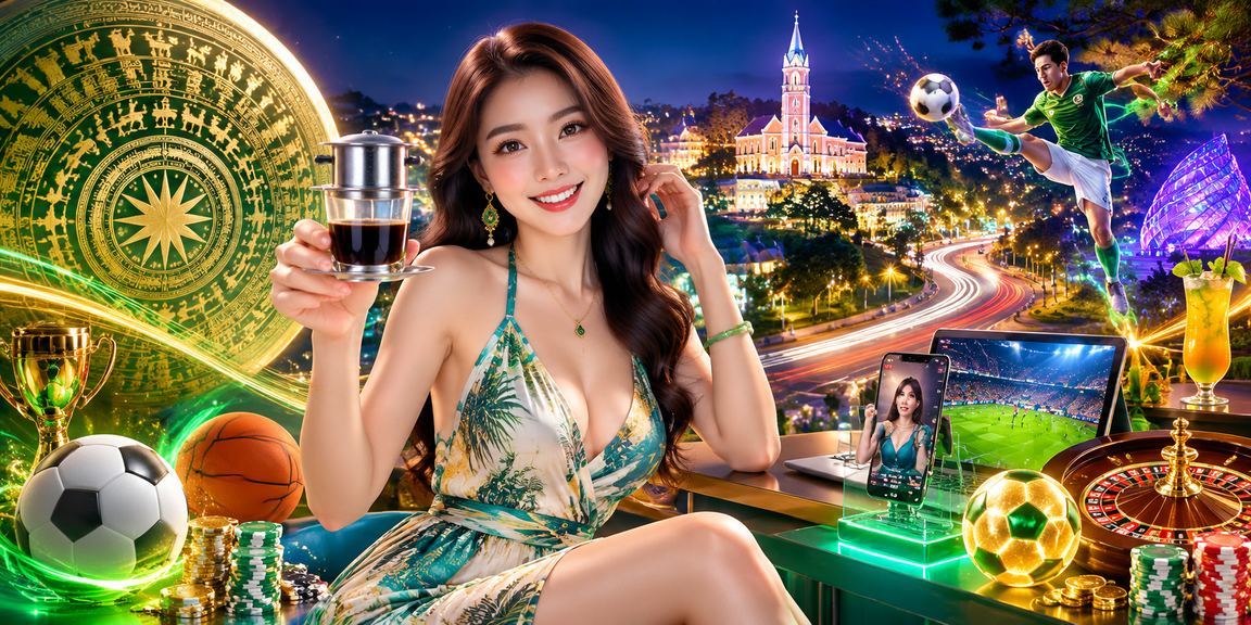 Người dùng theo dõi kèo bóng đá tại quán cà phê Đà Lạt