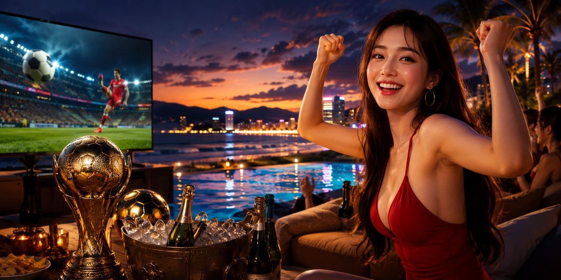 Người dùng tại bãi biển Đà Nẵng xem tỷ lệ cược bóng đá và kết quả xổ số trên điện thoại
