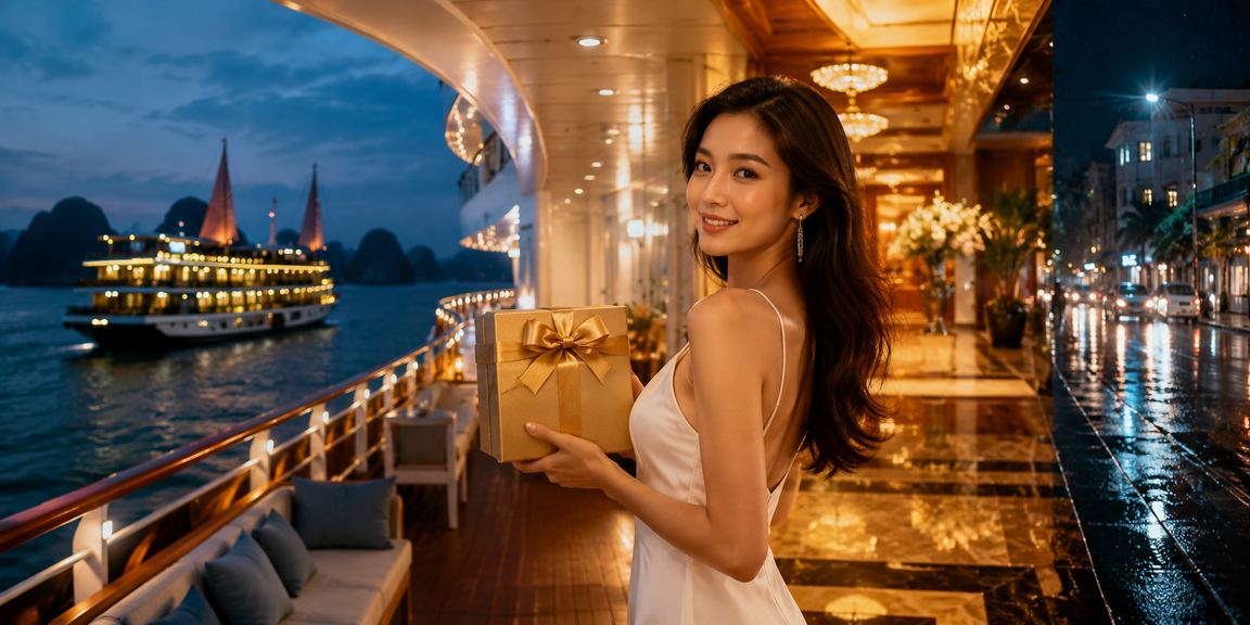 Người dùng theo dõi cá cược bóng đá tại vịnh Hạ Long qua điện thoại